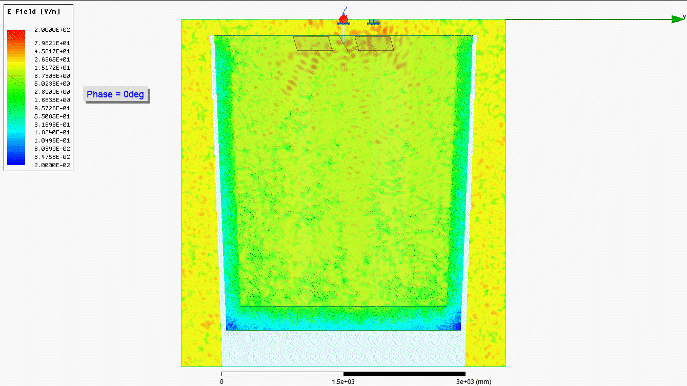 120kW大電力分散マイクロ波加熱装置